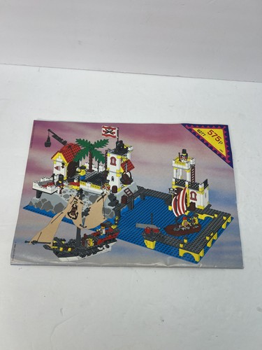 Vintage LEGO Pirates Set 6277 Imperial Trading Post Instruction Manual ONLY RARE - Picture 13 of 13