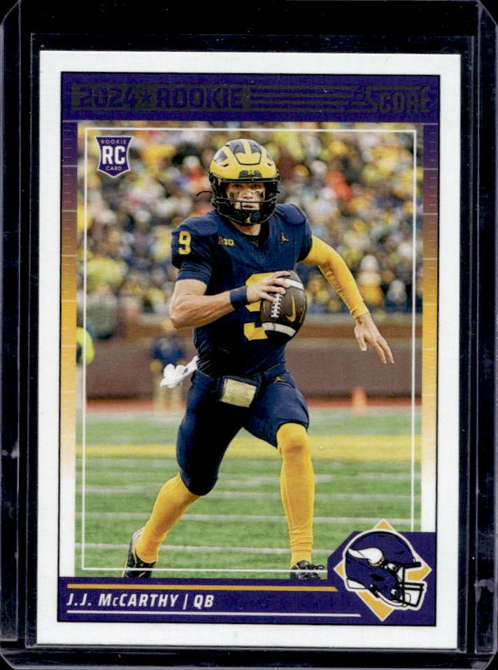 2024 Panini Score JJ McCarthy RC Rookie #304 Vikings