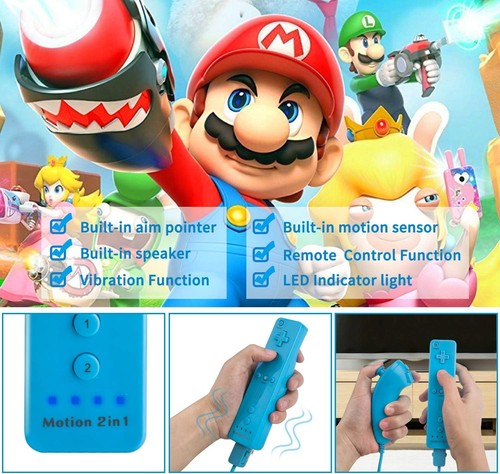 Pack de 2 mandos Wii de alto rendimiento con nunchucks - fácil sincronización - Imagen 4 de 9