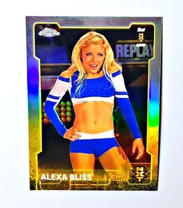 2015 Topps Chrome WWE ALEXA BLISS! 1ST REFRACTOR!