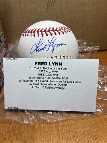 Fred Lynn Autographed Signed MLB Baseball TRISTAR Cert Official Ball - Picture 3 of 6