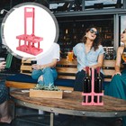 Zusammenklappbarer Weinträger mit Griff, tragbarer Bierträgerkorb,