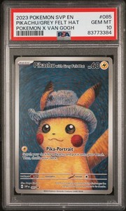 Pikachu with Grey Felt Hat Psa 10 | eBay