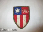 WWII US ARMY CBI MAAG PATCH THEATER MADE ORIGINAL GREEN BORDER