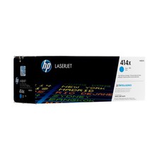 Genuine HP 414X Cyan High-yield Toner Cartridge | Works with HP Color LaserJet E