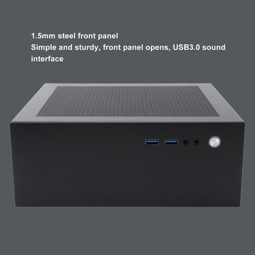 PC Case USB3.0 Ports For ITX Motherboard Mesh Punch PCI Slots Heat Dissipati BEA - Picture 9 of 12