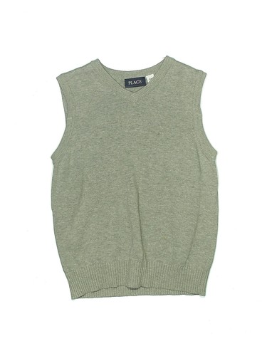 The Children's Place Girls Gray Sweater Vest 7