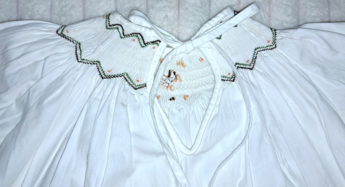 Girls vtg CASTLES & CROWNS fall smocked outfit 3T swing top corduroy pants shirt - Picture 7 of 8