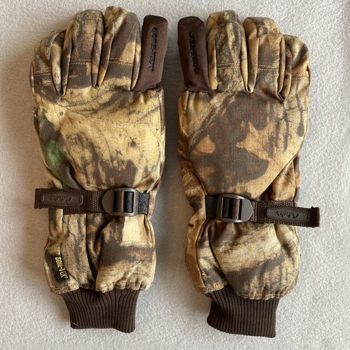 CABELA'S Gore-Tex Leather Nylon Hunter's Ultra SHOOTING GLOVE Large Advantage - Picture 1 of 10