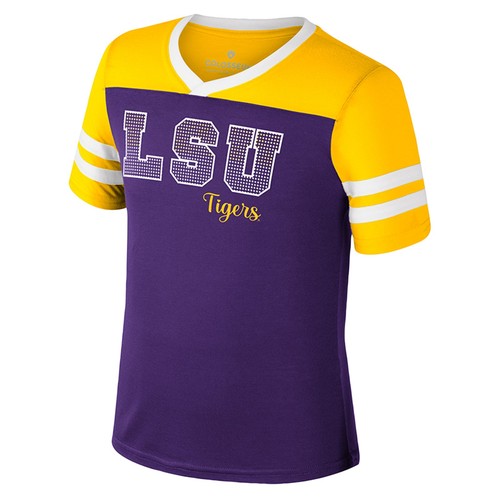 Girls Youth Colosseum Purple LSU Tigers Space Opera T-Shirt - Bild 2 von 3