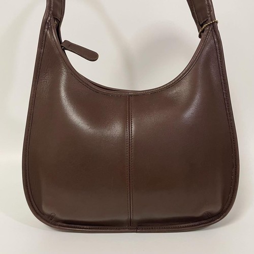 Bolso de Hombro Hobo Vintage Coach 9025 Ergo Cremallera Cuero Marrón - Imagen 3 de 14