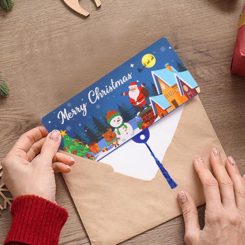 Weihnachten Geldkarten Geldkartenhalter Partybevorzugung Festlich faltbar - Bild 8 von 13