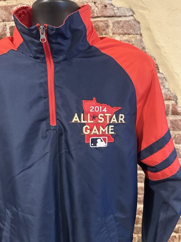 Maglione MLB Original Merch Minnesota Twins 2014 MLB All Star Game 1/4 zip piccolo - Foto 2 di 9