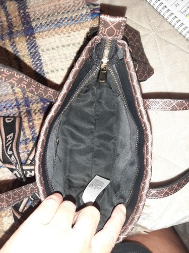 Lovely River Island Black /Brown Monogram Handbag Perfect Condition! - Picture 15 of 15