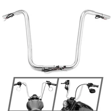 16" Tall For Harley Dyna Sportster 883 1200 Pre-wired Ape Hanger bar Handlebar