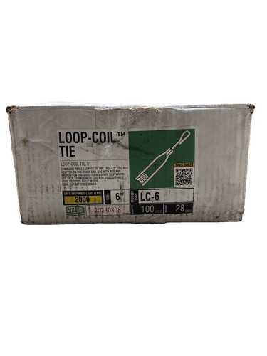 Steel Dog - Loop-Coil Tie 6” - 100 Pack - 第 1/2 張圖片