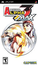Street Fighter Alpha 3 MAX Sony PSP Mint Complete Factory Full Set
