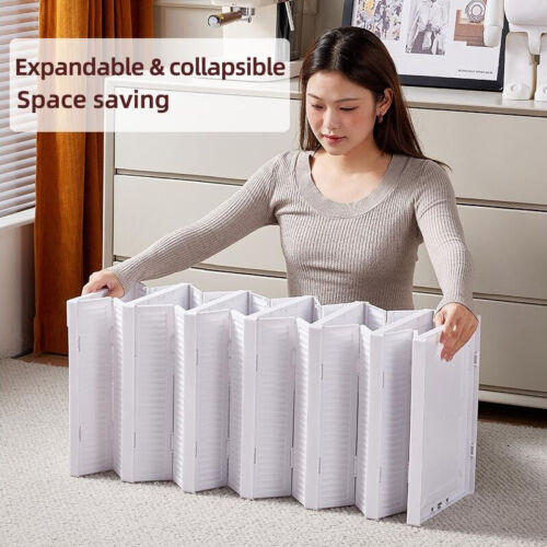 Shoe Box Storage Case Clear Boxes Foldable Stackable Transparent Organizer - Picture 3 of 11