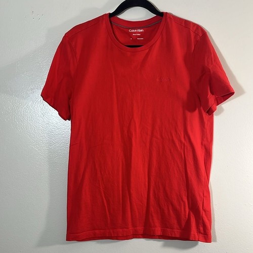 Calvin Klein Red Short Sleeve Tee - Picture 3 of 7