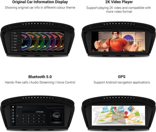 Android13 Stereo 128GB CarPlay für BMW E60 E61 E63 E64 E90 E91 E92 E93 Autoradio - Bild 8 von 11