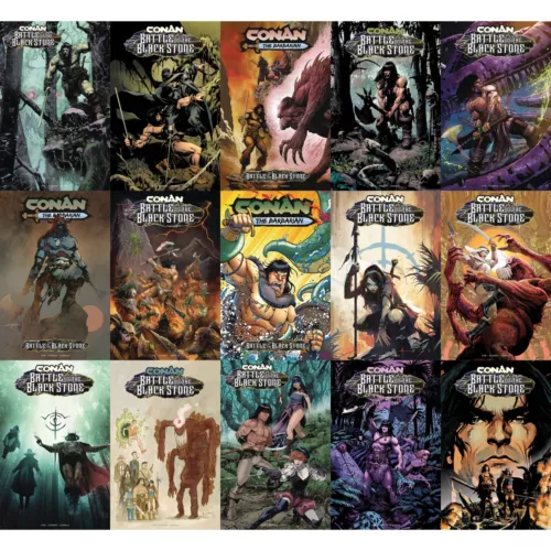 Conan: Battle of the Black Stone (2024) #1 2 3 4 Titan Comics COVER SELECT