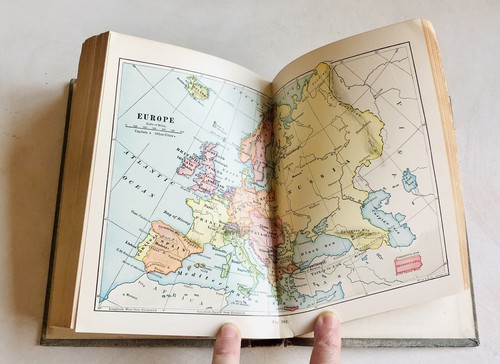 Antique 1901 HC Book World Geography Home School Photos Color Maps Tarr McMurry - Imagen 12 de 24