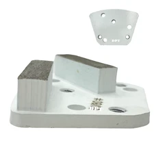 9 Pack Trapezoidal Diamond Grinding Disc for Soft Bond Hard Concrete Surface