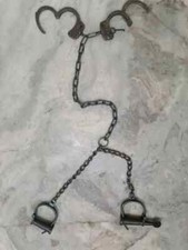 Iron-Working Handcuff With Key Western Leg & Hand cuffs with key