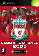 Club Football Liverpool FC 2005 XBOX Retro Video Game Original UK Release