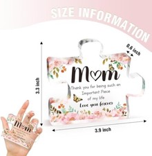 Engraved Mom Gift Puzzle Block   Birthday or Mother's Day from Kids