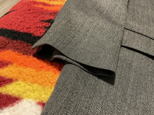 Blazer de lana gris/negro Joseph & Feiss para hombre 44R envío rápido - Imagen 4 de 12