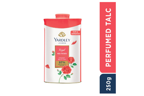 Yardley London Perfumed Fragrant Beauty Talc Red Rose Naturally Derived Roses - Picture 2 of 8
