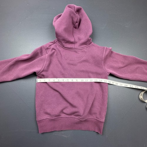 Cabela’s Kids Hoodie Size Medium Purple Pullover Fleece Sweatshirt Logo Casual - Picture 10 of 11