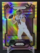 2023 Panini Prizm #300 Sam Howell Silver Prizm Washington Commanders