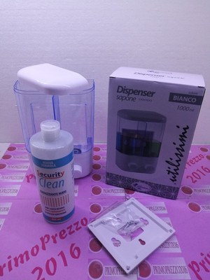 500 ml Dispenser a Parete Premere Il Distributore Tipo Manuale Dispenser per la Disinfezione del Sapone Gomito a Mano ALLOMN Dispenser di Sapone 1000ML 1000 ml