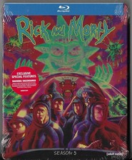 Rick And Morty Season 5 2020-2021 [Steelbook] Blu-Ray Brand New, SEAL FOR SALE