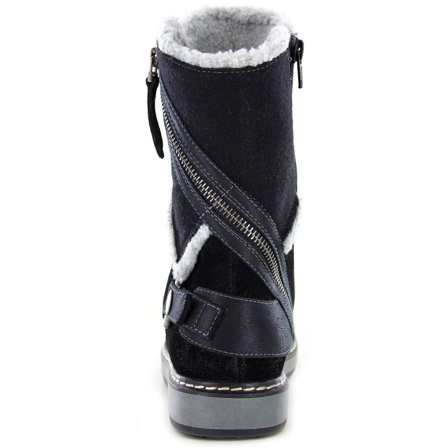 White Mountain Womens teague Closed Toe Mid-Calf Cold Weather, Black, Black, Black, Size 6.5 K a4d004 White Mountain Womens teague Closed Toe Mid-Calf Cold Weather, Black, Black, Black, Size 6.5 K a4d004
