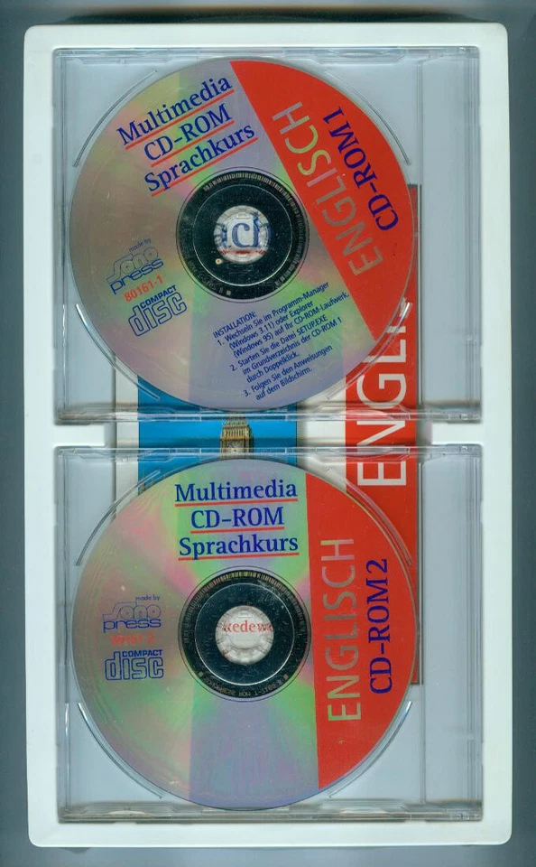 Multimedia Sprachkurs Englisch 2 CD-ROM und Reise - Sprachführer - Bild 2 von 3