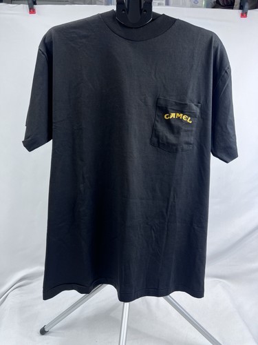 Vintage 90s Joe Camel Pocket T-Shirt Motorcycle Smooth Black Men’s XL RARE HTF - Bild 11 von 11
