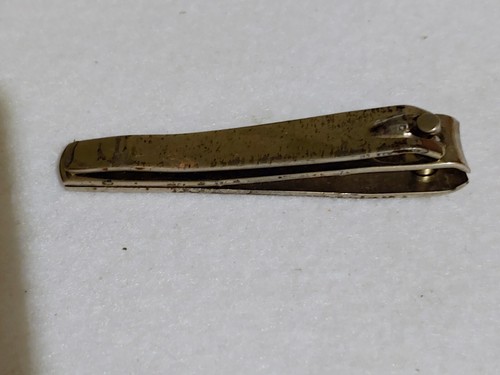 Vintage silberfarbene Lite-R Nagelknipser Venice FL 3 1/4 Zoll lang Made in USA - Bild 11 von 13