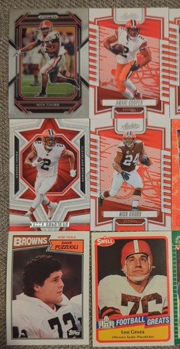 11 Cleveland Browns Football Karten keine doppelten 1987-2023 - Bild 2 von 4