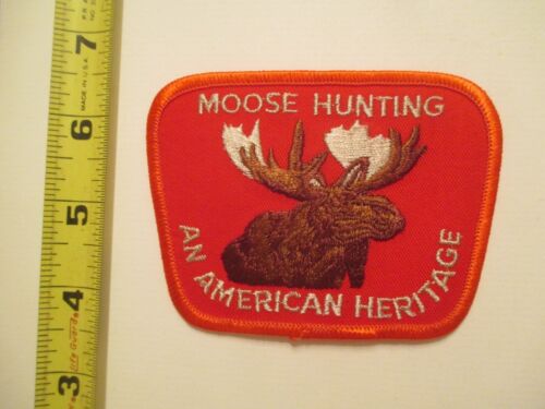 Elchjagd American Heritage Aufnäher Vintage Aufnäher Patches Kostenloser Versand - Bild 2 von 2