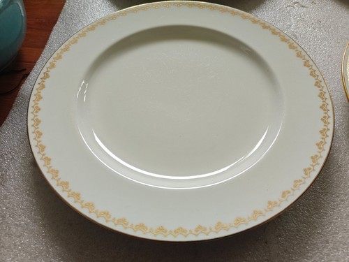 5x Mintons England Davis Collamore Gold Rim Dinner Plate Fifth Ave & 48th ST NY - Picture 5 of 22