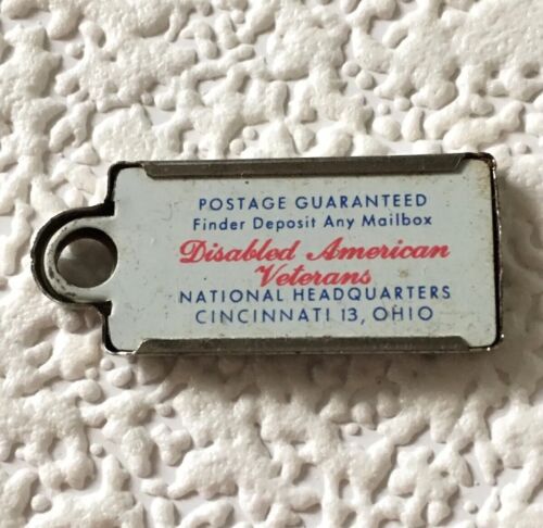 DAV Missouri 1958 Mini License Plate Disabled Veterans Keychain Tag 914-044 - Picture 2 of 7