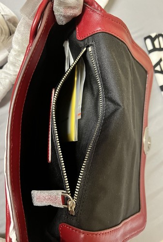 NWT Marc Jacobs American J Shoulder Bag - Red Denim/Multicolor MSRP $450 On Sale - Picture 8 of 14