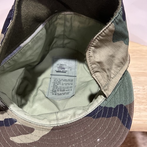 US Army Mütze Camouflage Class 1 Cap Gr. 7 mit Ohrenklappen - Bild 7 von 7