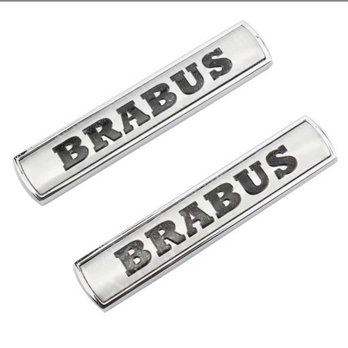 For Mercedes Benz BRABUS Emblem Badge Sticker Car Body Fender Decal GEL 2PCS #06 - Picture 12 of 12