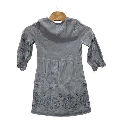 Tommy Bahama St. Lucia Linen Blend Coverup Dress Women's S Embroidered Lace Gray - Picture 3 of 10