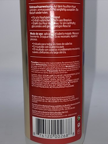 Novex Brazilian Keratin Shampoo (300ml) - Picture 6 of 6