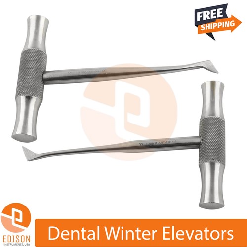 Dental Root Extraction Elevators Surgical Potts Elevator Tooth Extracting Tools - Picture 3 of 4
